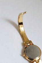 Load image into Gallery viewer, Vintage Givenchy 1990s Blue Dial Gold Plated Bangle Watch