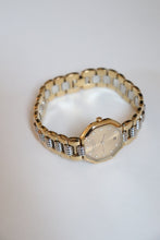 Load image into Gallery viewer, Vintage Christian Dior CD 11P Diamonds Depose Octagon Gold and Silver Quartz Watch