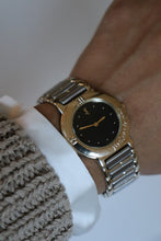 Load image into Gallery viewer, Vintage YSL Black Dial Two-Tone Watch