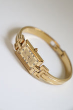 Load image into Gallery viewer, Vintage Givenchy 1990s Gold Dial Plated Bangle Watch
