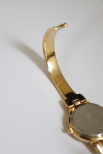 Load image into Gallery viewer, Vintage Givenchy 1990s Blue Dial Gold Plated Bangle Watch