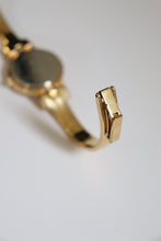 Load image into Gallery viewer, Vintage Givenchy 1990s Blue Dial Gold Plated Bangle Watch