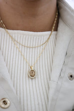 Load image into Gallery viewer, Dior crystals necklace- thin chain