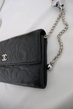 Load image into Gallery viewer, Chanel embossed camellia wallet