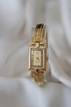Load image into Gallery viewer, Vintage Givenchy 1990s Gold Dial Plated Bangle Watch