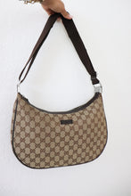 Load image into Gallery viewer, Gucci saddle zip messenger brown bag
