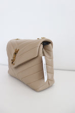 Load image into Gallery viewer, BRAND NEW YSL Loulou Bag in Quilted leather in beige (retails for 2650$)