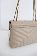 Load image into Gallery viewer, BRAND NEW YSL Loulou Bag in Quilted leather in beige (retails for 2650$)