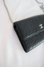 Load image into Gallery viewer, Chanel embossed camellia wallet