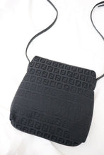Load image into Gallery viewer, Fendi zucchino crossbody in black