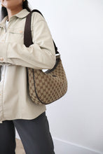 Load image into Gallery viewer, Gucci saddle zip messenger brown bag