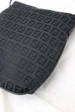 Load image into Gallery viewer, Fendi zucchino crossbody in black
