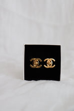 Load image into Gallery viewer, Chanel CC Turnlock Clip-On Earrings 24K GP