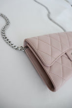 Load image into Gallery viewer, Chanel quilted classic flap wallet -light pink