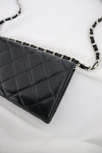 Load image into Gallery viewer, Chanel lambskin quilted flap wallet