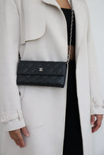 Load image into Gallery viewer, Chanel lambskin quilted flap wallet