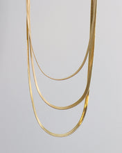 Load image into Gallery viewer, 18K Gold Filled herringbone chain