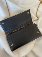 Load image into Gallery viewer, Black Prada leather continental wallet