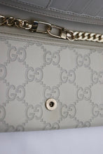 Load image into Gallery viewer, Gucci GG signature ribbon leather wallet