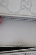 Load image into Gallery viewer, Gucci GG signature ribbon leather wallet