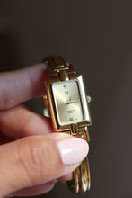 Load image into Gallery viewer, Vintage Givenchy 1990s Gold Dial Gold Plated Bangle Watch
