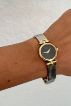 Load image into Gallery viewer, Dior 1990s Black Dial Round Two Tone Watch
