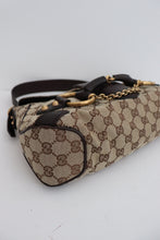 Load image into Gallery viewer, Gucci monogram canvas horsebit bag
