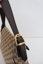 Load image into Gallery viewer, Gucci monogram canvas horsebit bag
