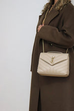 Load image into Gallery viewer, BRAND NEW YSL Loulou Bag in Quilted leather in beige (retails for 2650$)
