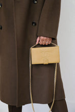 Load image into Gallery viewer, Chanel caviar beige wallet
