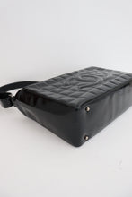 Load image into Gallery viewer, Chanel chocolate bar Coco mark patent leather in black
