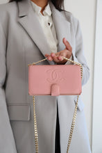 Load image into Gallery viewer, Chanel caviar wallet in pink
