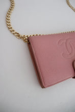 Load image into Gallery viewer, Chanel caviar wallet in pink
