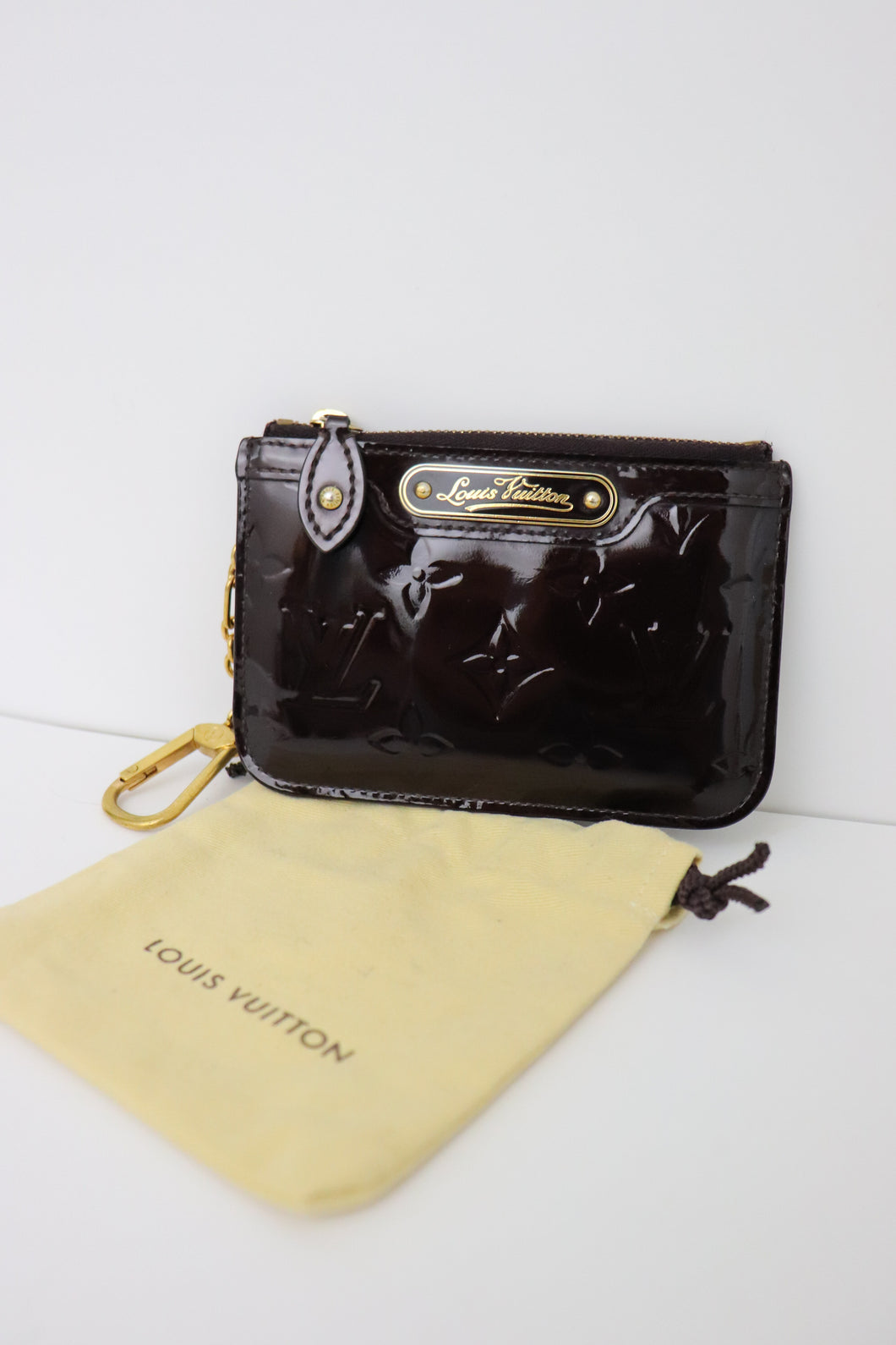 Louis Vuitton vernis coin pouch
