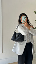 Load image into Gallery viewer, Fendi zucchino double flap baguette in black
