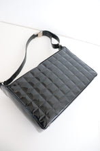 Load image into Gallery viewer, Chanel chocolate bar Coco mark patent leather in black
