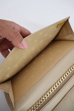 Load image into Gallery viewer, Chanel Coco Button Long Bi-Fold Beige Light Brown Wallet

