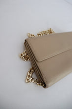 Load image into Gallery viewer, Chanel Coco Button Long Bi-Fold Beige Light Brown Wallet
