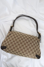 Load image into Gallery viewer, Gucci monogram canvas horsebit bag
