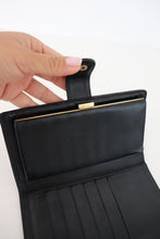 Load image into Gallery viewer, Chanel CC black caviar vintage wallet
