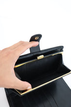 Load image into Gallery viewer, Chanel CC black caviar vintage wallet
