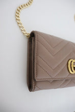 Load image into Gallery viewer, Gucci GG Marmont continental wallet matelasse leather
