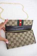 Load image into Gallery viewer, Gucci GG canvas logo wallet
