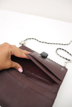 Load image into Gallery viewer, CHANEL Lambskin Quilted Long Flap Wallet Black
