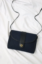 Load image into Gallery viewer, Dior Navy Blue Monogram Crossbody
