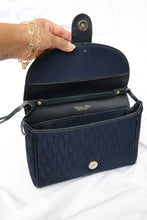 Load image into Gallery viewer, Dior Navy Blue Monogram Crossbody
