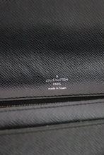 Load image into Gallery viewer, Louis Vuitton Taiga Belaia Clutch Bag in Ardoise Black

