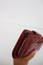 Load image into Gallery viewer, Chanel wallet in red burgundy
