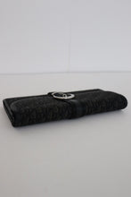 Load image into Gallery viewer, Christian Dior Trotter Wallet with Horseshoe Clasp Black
