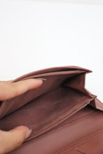 Load image into Gallery viewer, Chanel patent brown vintage wallet
